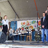 LIceum nr I w Goleniowie podczas majowego festynu na Plantach.