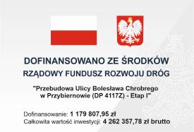 Przebudowa Ulicy Bolesława Chrobrego w Przybiernowie (DP 4117Z) - Etap I Przebudowa Ulicy Bolesława Chrobrego w Przybiernowie (DP 4117Z) - Etap I