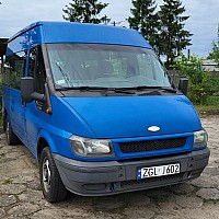 Zarząd Powiatu Goleniowskiego podaje do publicznej wiadomości informację o sprzedaży samochodu furgon bus Ford Transit 