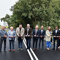 Uroczyste otwarcie odcinka drogi powiatowej