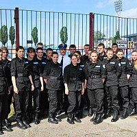 Wizyta uczniów I LO w Nowogardzie w Komendzie Wojewódzkiej Policji