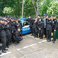Wyjazd uczniów klasy policyjnej do Piły
