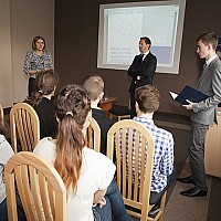 Spotkanie uczniów goleniowskiego liceum z Marszałkiem Województwa Zachodniopomorskiego 