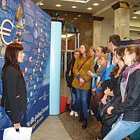 Debata o EURO z udziałem uczniów z Zespołu Szkół nr 1 w Goleniowie