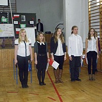 Młodzież ZSP i ZSZ w Maszewie uczciła Święto Niepodległości