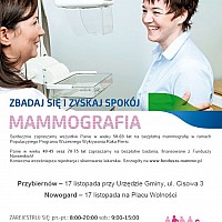 Bezpłatne badania mammograficzne w mammobusie